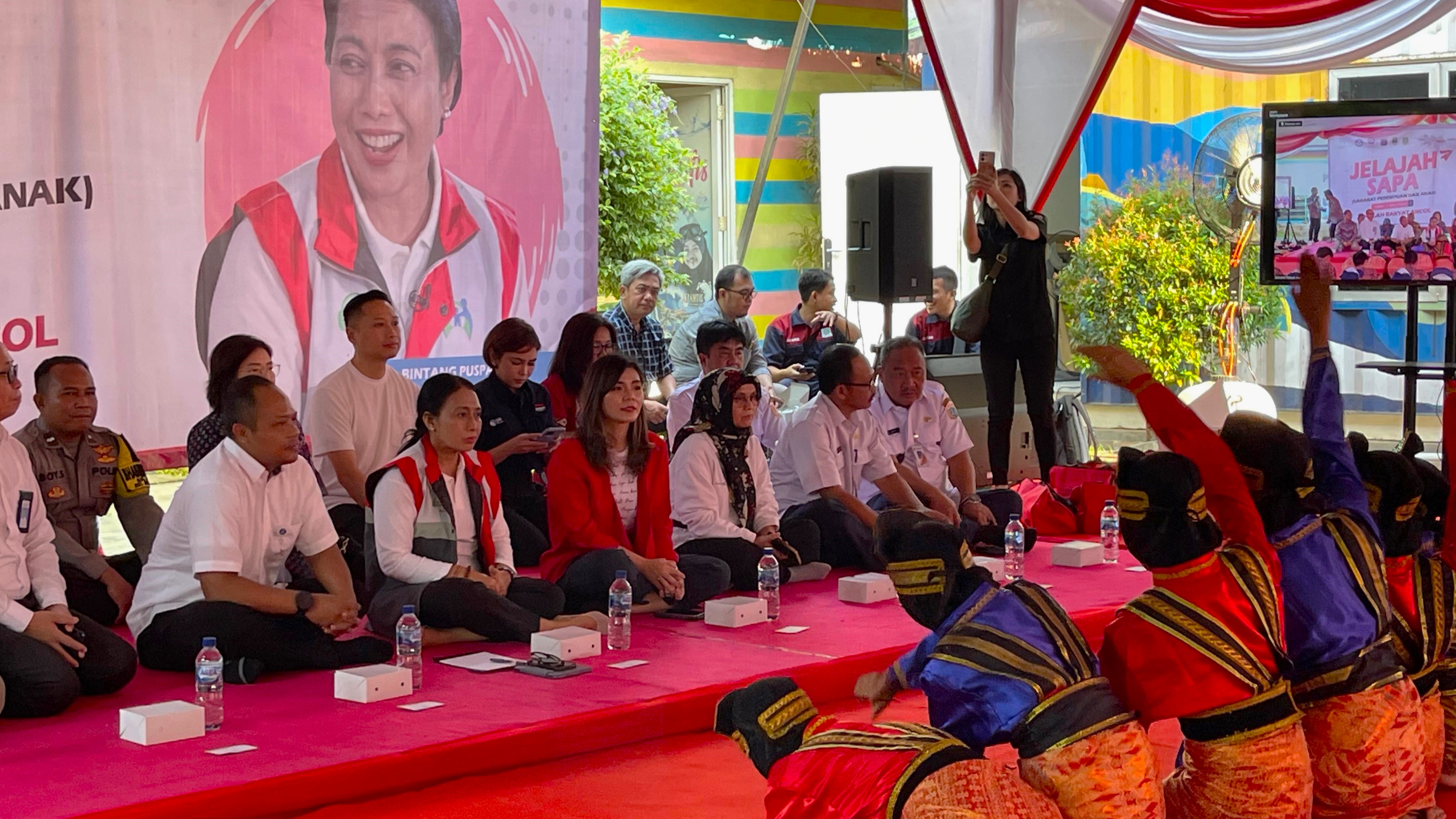 Menteri Bintang Puspayoga Kunjungi Sekolah Rakyat Ancol